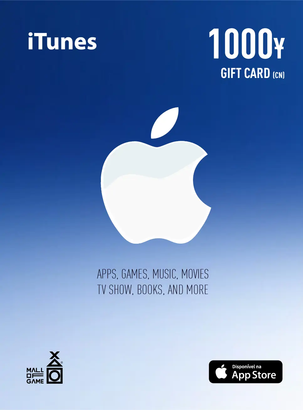 iTunes CNY1,000 Gift Card (CN)